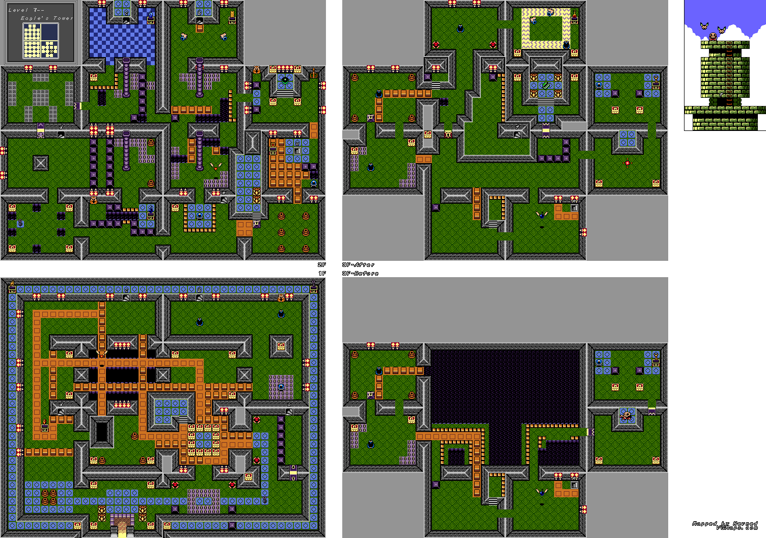The Legend of Zelda Link's Awakening Revned's Video Game Maps